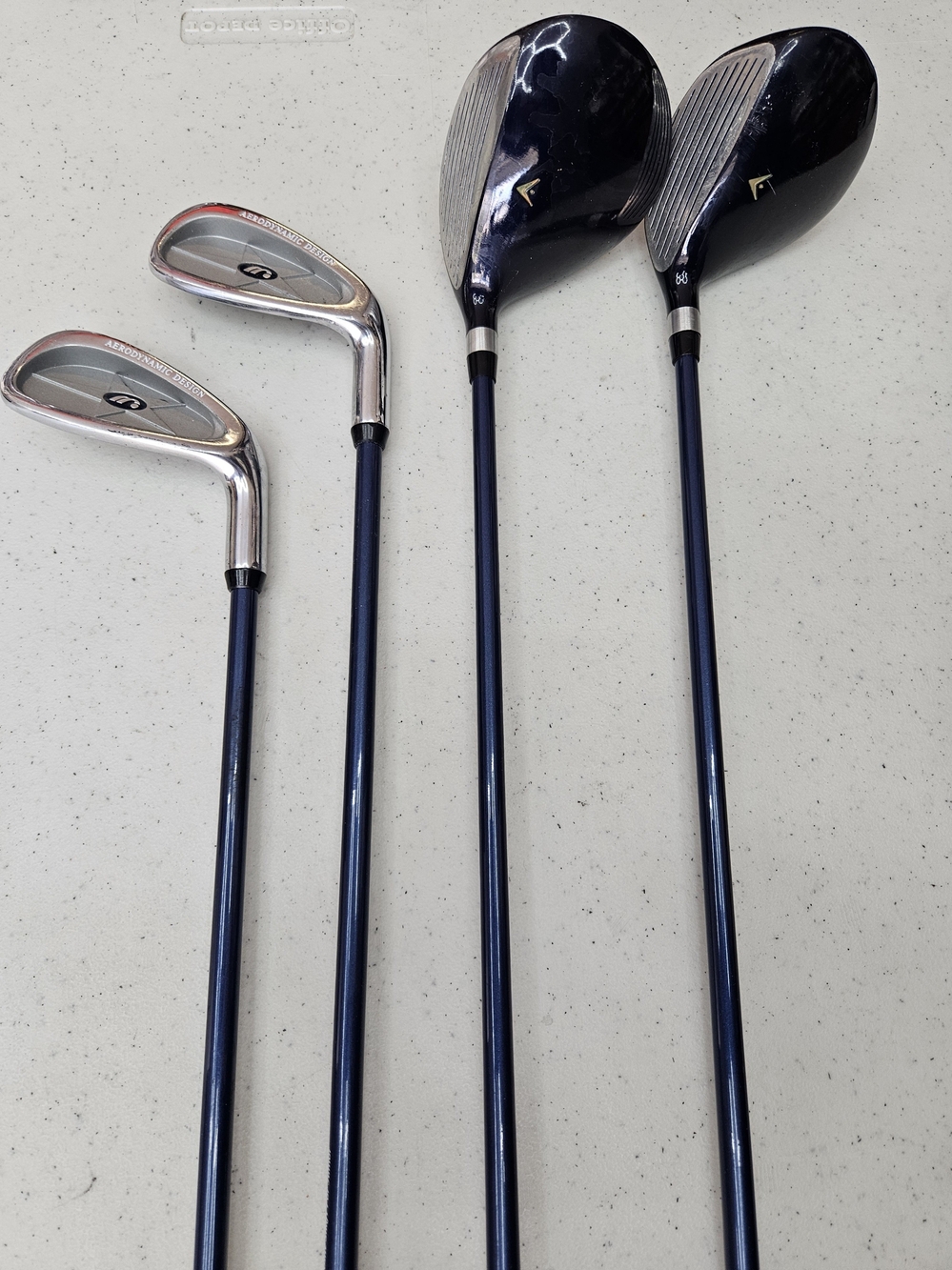 Mitsushiba Golf Rising Star Titanium Matrix Graphite Shaft Jr RH 4 Club Bundle.